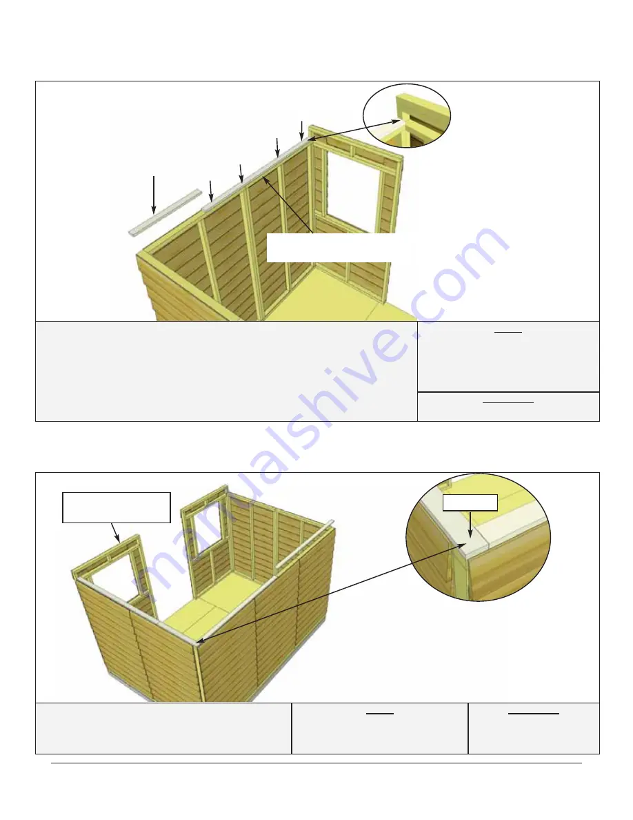 OLT 12x8 Studio Garden Assembly Manual Download Page 13