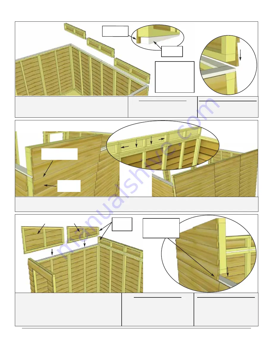 OLT 12x8 Studio Garden Assembly Manual Download Page 14