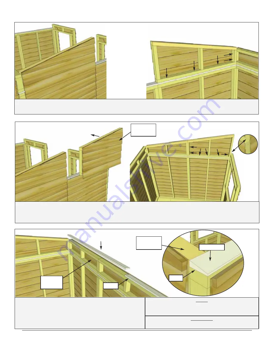 OLT 12x8 Studio Garden Assembly Manual Download Page 15