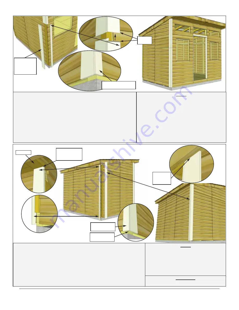 OLT 12x8 Studio Garden Assembly Manual Download Page 37