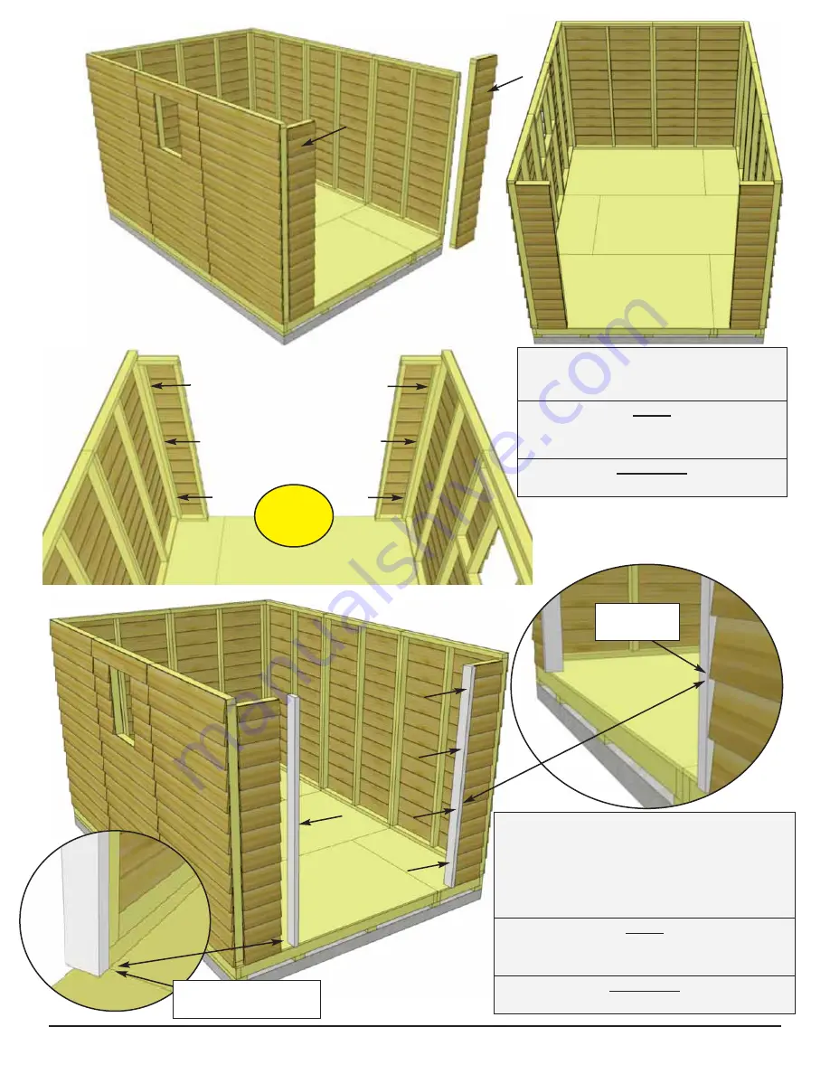 OLT 8x12 SpaceMaker Assembly Manual Download Page 15