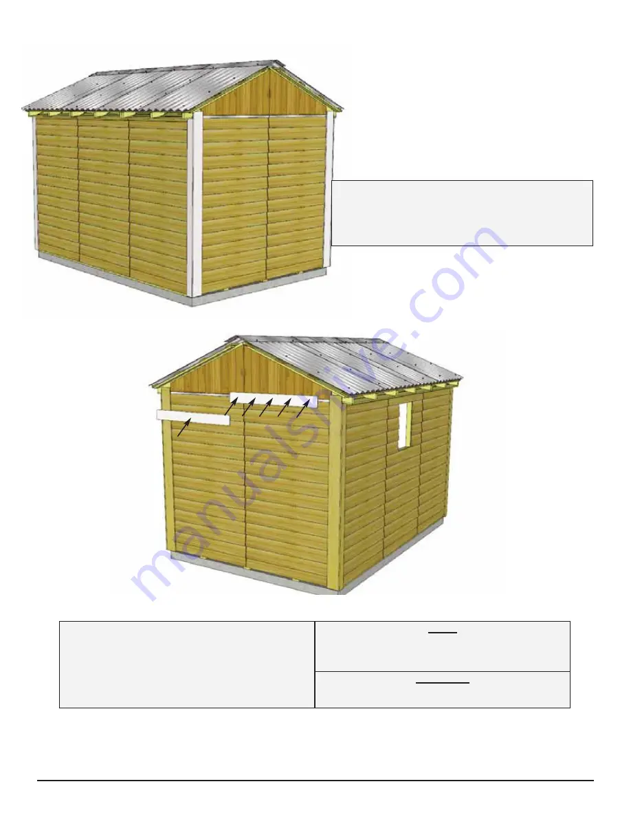 OLT 8x12 SpaceMaker Assembly Manual Download Page 35