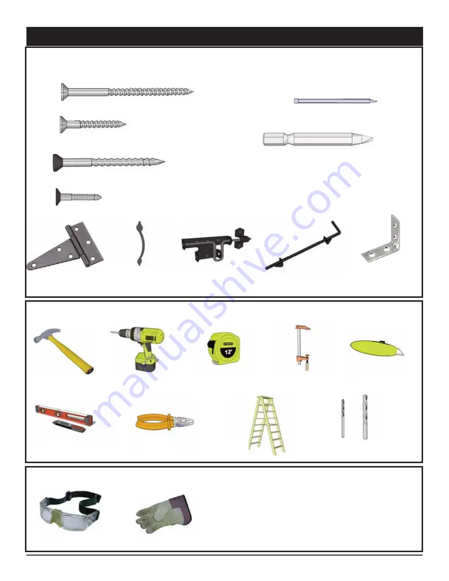 OLT 8x4 SpaceSaver Garden Shed Скачать руководство пользователя страница 3