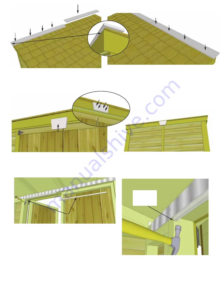 OLT 8x4 SpaceSaver Garden Shed Скачать руководство пользователя страница 27