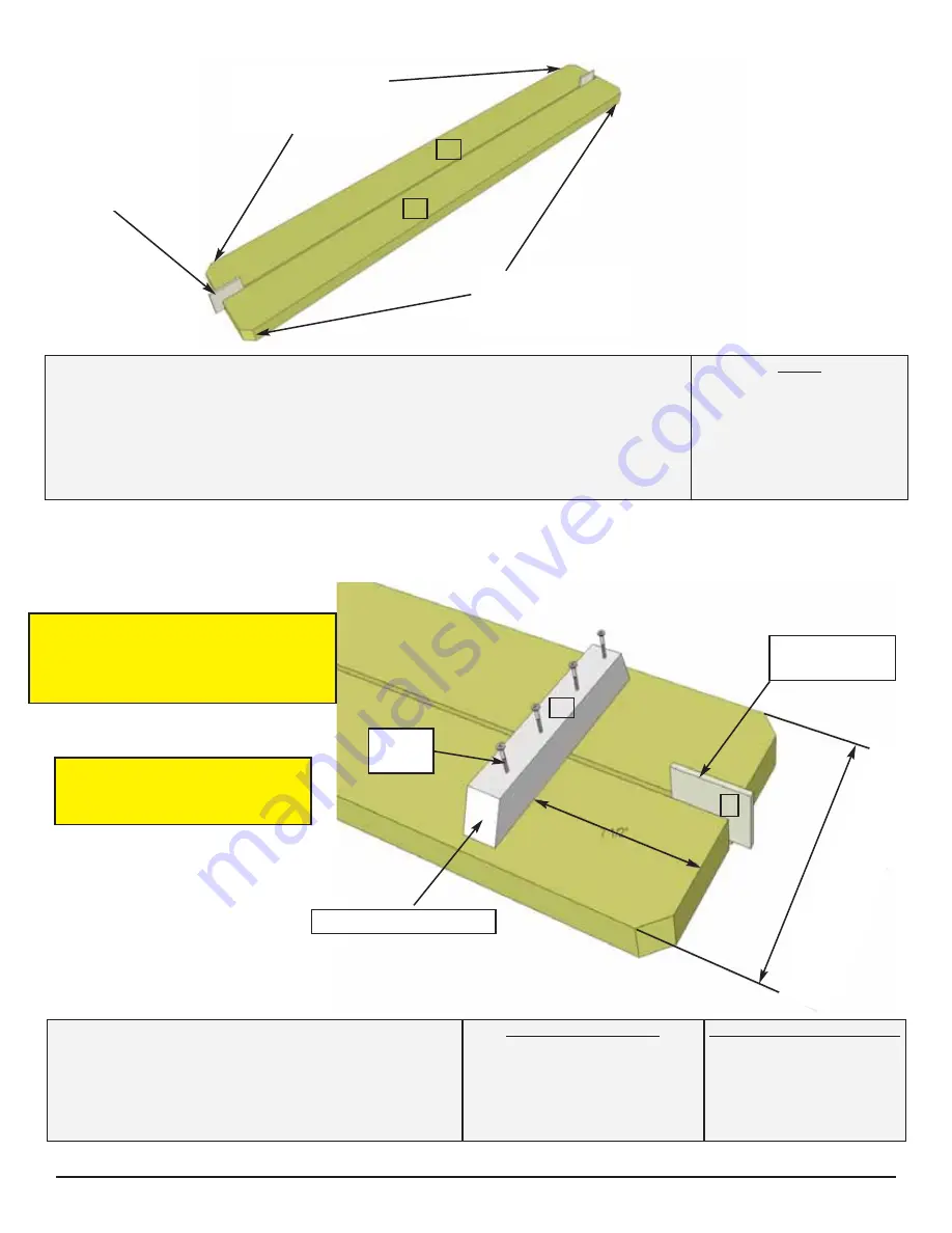 OLT Cedar Table 24 Assembly Manual Download Page 4