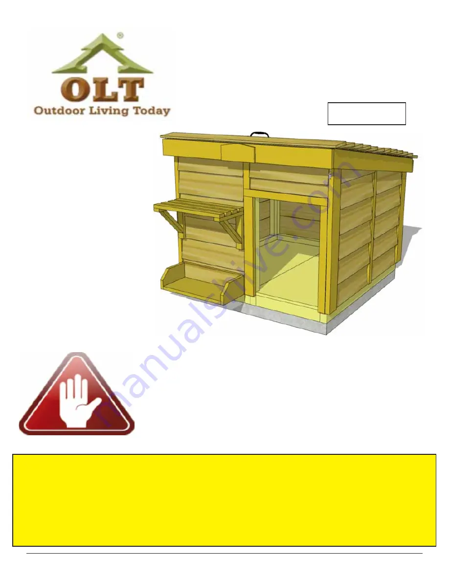 OLT Dog House Assembly Manual Download Page 1