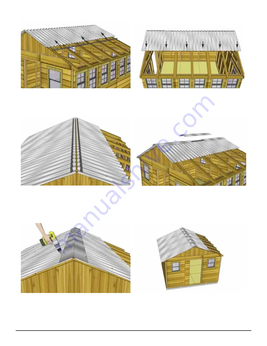 OLT SunShed Garden Shed SSGS1212-FJ-METAL Скачать руководство пользователя страница 33