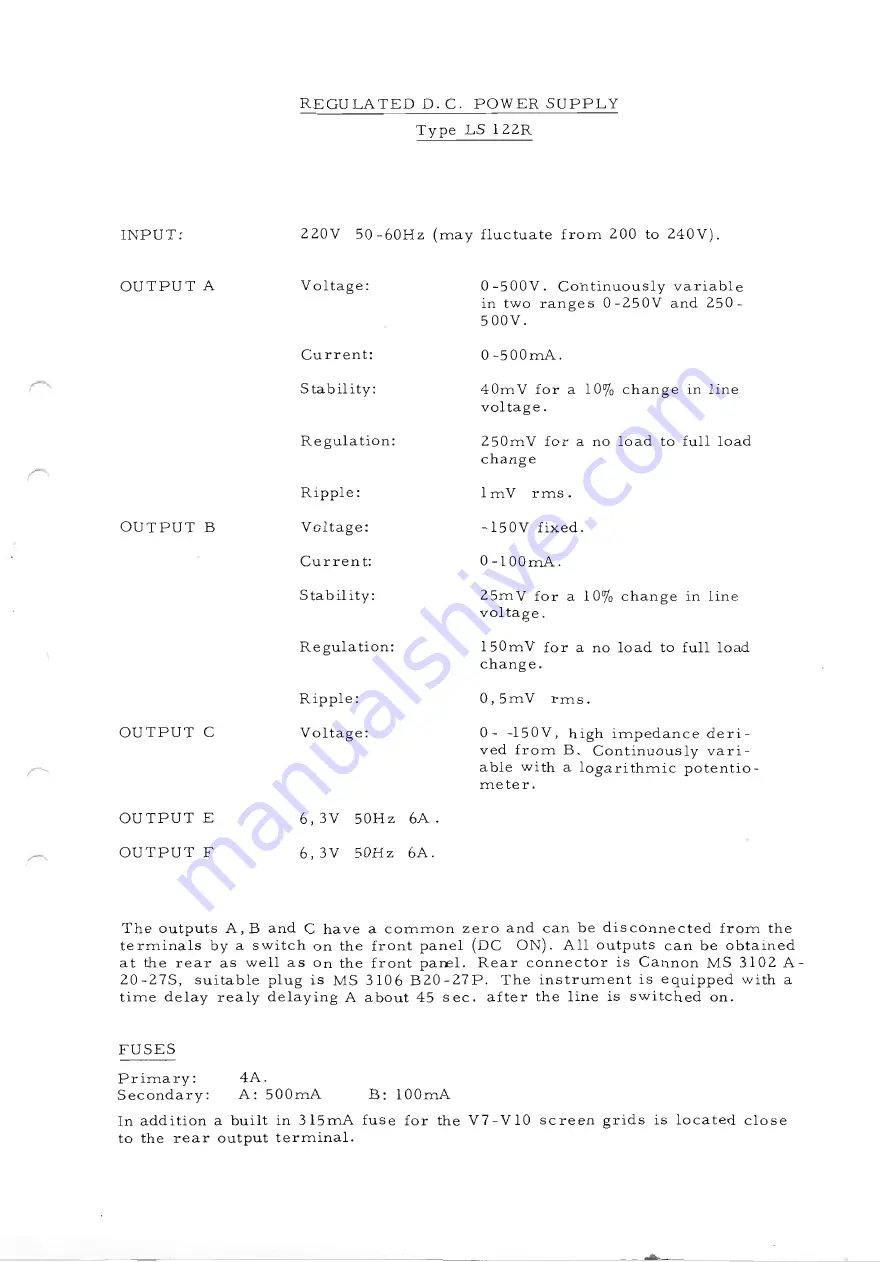 Oltronix LS 122R Instruction Manual Download Page 3