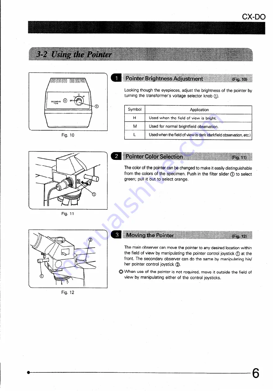 Olympus CX-DO Instructions Manual Download Page 10