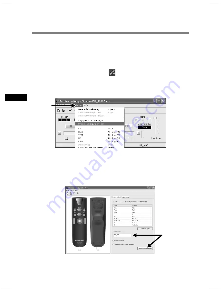 Olympus DR 1000 - Directrec Dictation Kit Instructions Manual Download Page 128