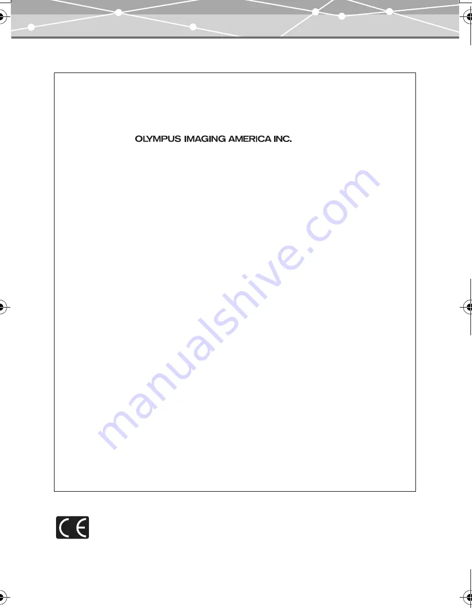 Olympus IR 500 - 4MP Digital Solutions Camera Reference Manual Download Page 2