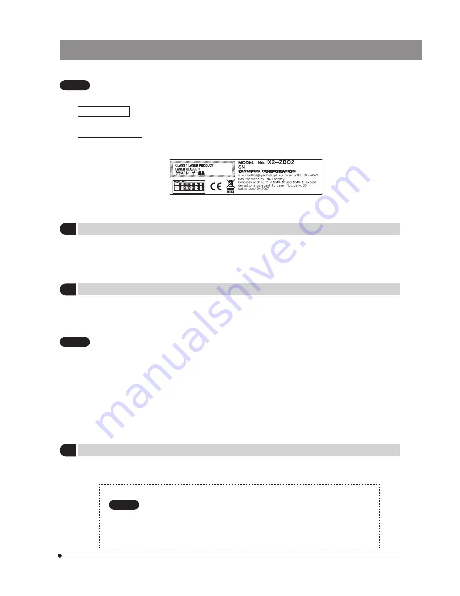 Olympus IX81-ZDC2 Instructions Manual Download Page 5