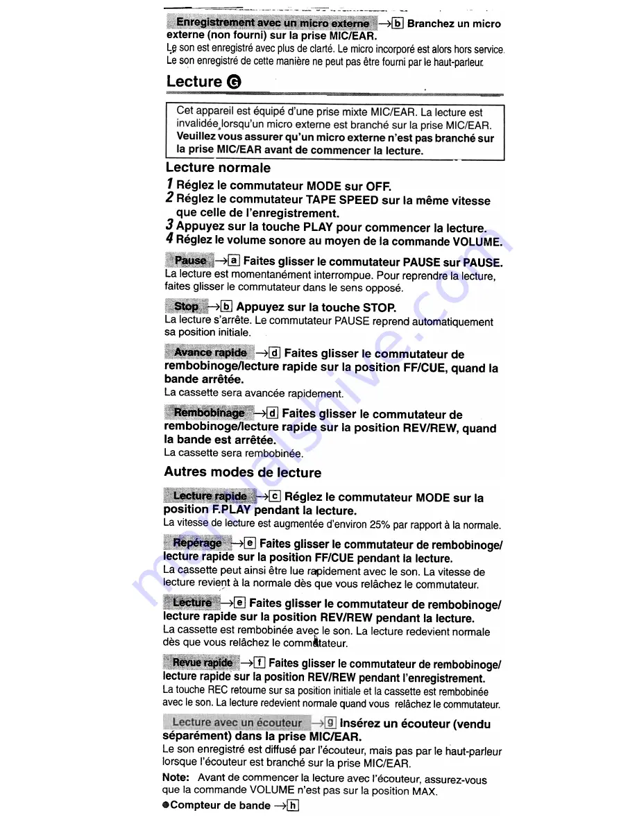 Olympus J500 - Pearlcorder Microcassette Dictaphone User Manual Download Page 5