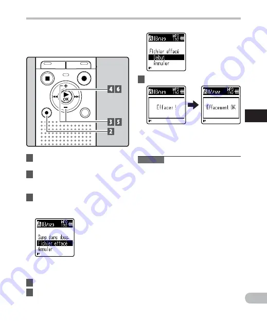 Olympus VN-701PC (French) Mode D'Emploi Download Page 25