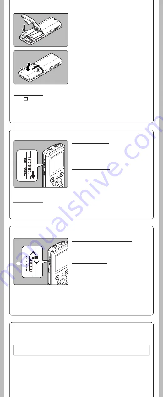 Olympus VN 8100PC Instructions Manual Download Page 3