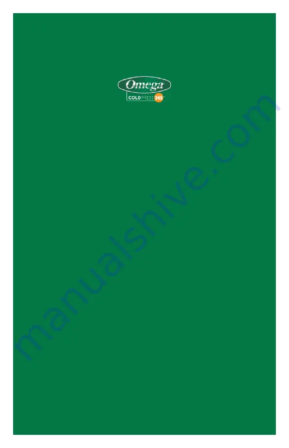 Omega Cold Press 365 TWN30 Series User Manual Download Page 4