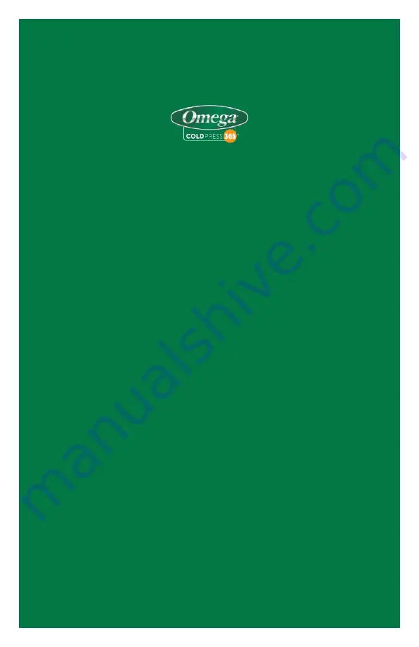 Omega Cold Press 365 TWN30 Series User Manual Download Page 70