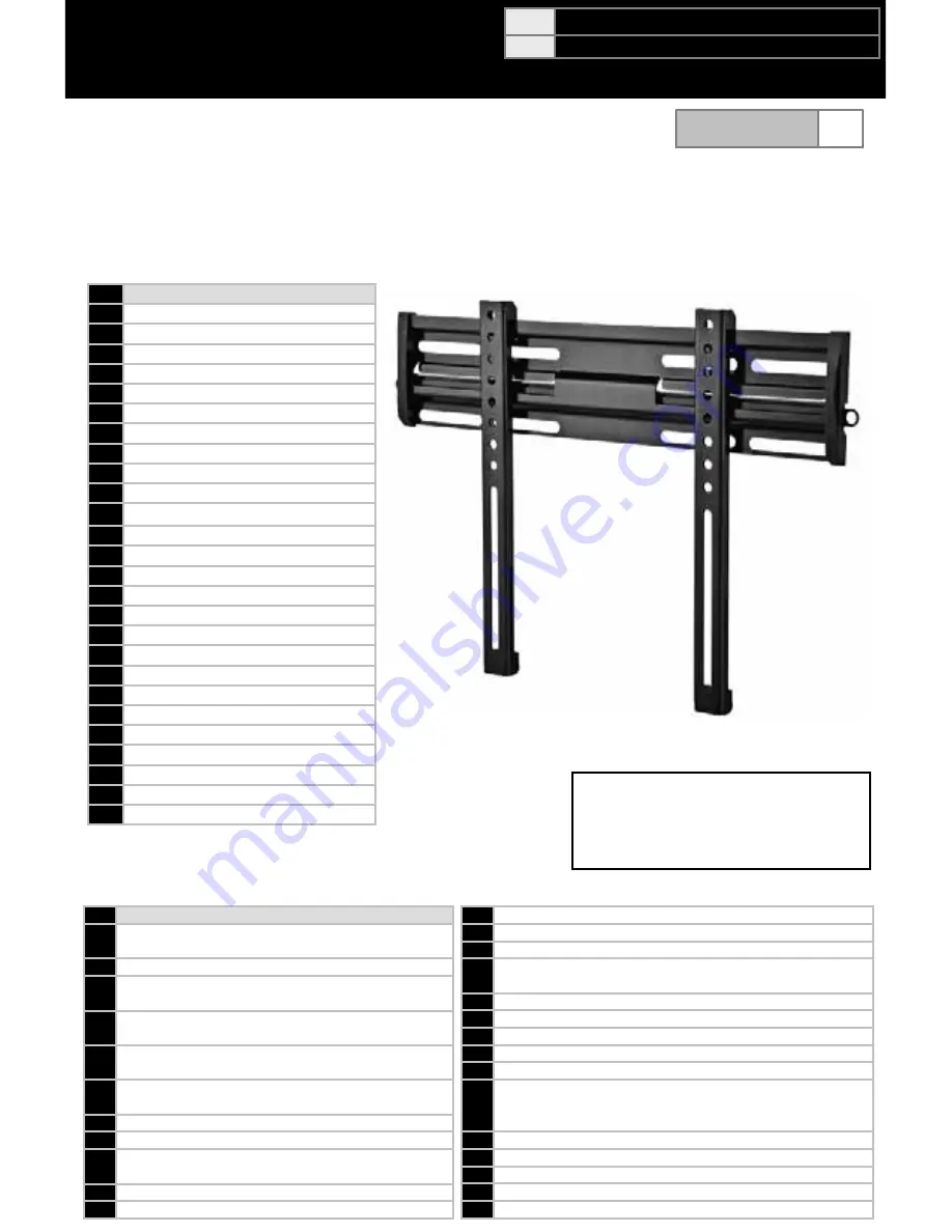 Omnimount 10321 Instruction Manual Download Page 1