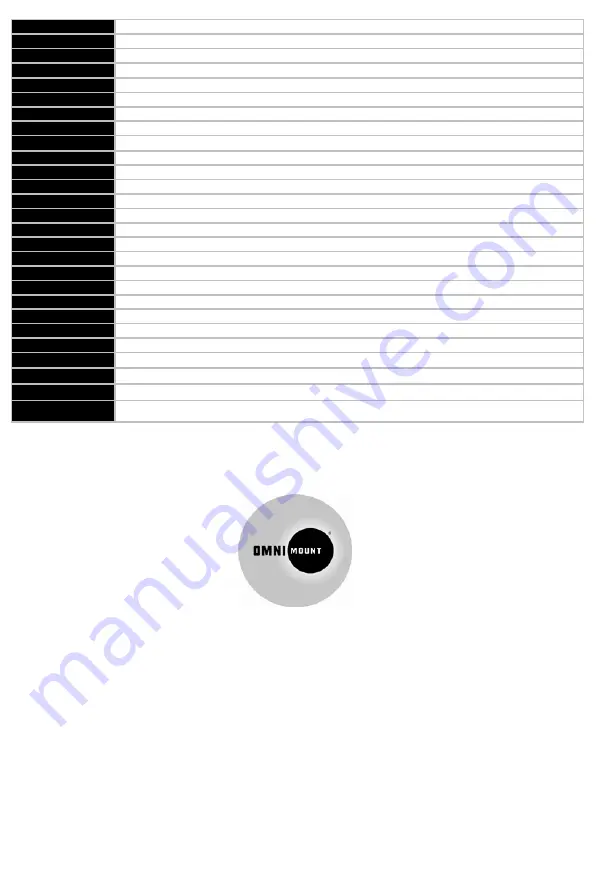 Omnimount Prism 50 Instruction Manual Download Page 20