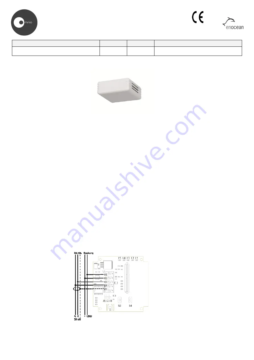 Omnio APG03B-RS485 Скачать руководство пользователя страница 1