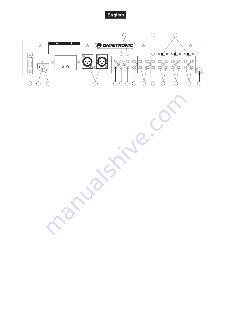 Omnitronic CM-742 User Manual Download Page 21