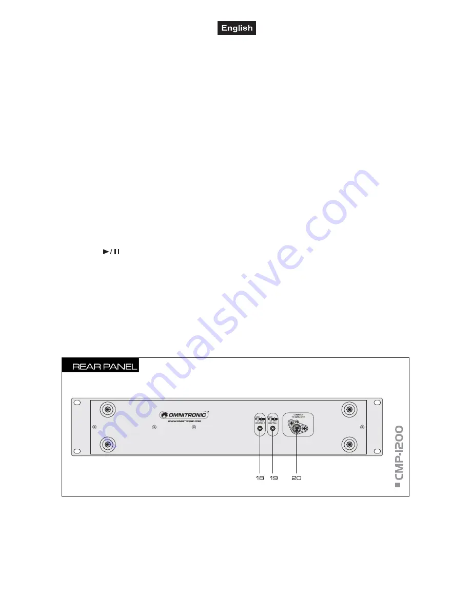 Omnitronic CMP-1200 User Manual Download Page 27