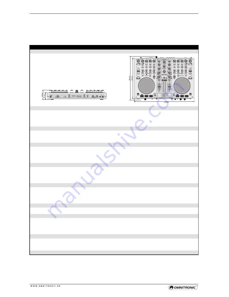 Omnitronic DDC-2000 User Manual Download Page 22