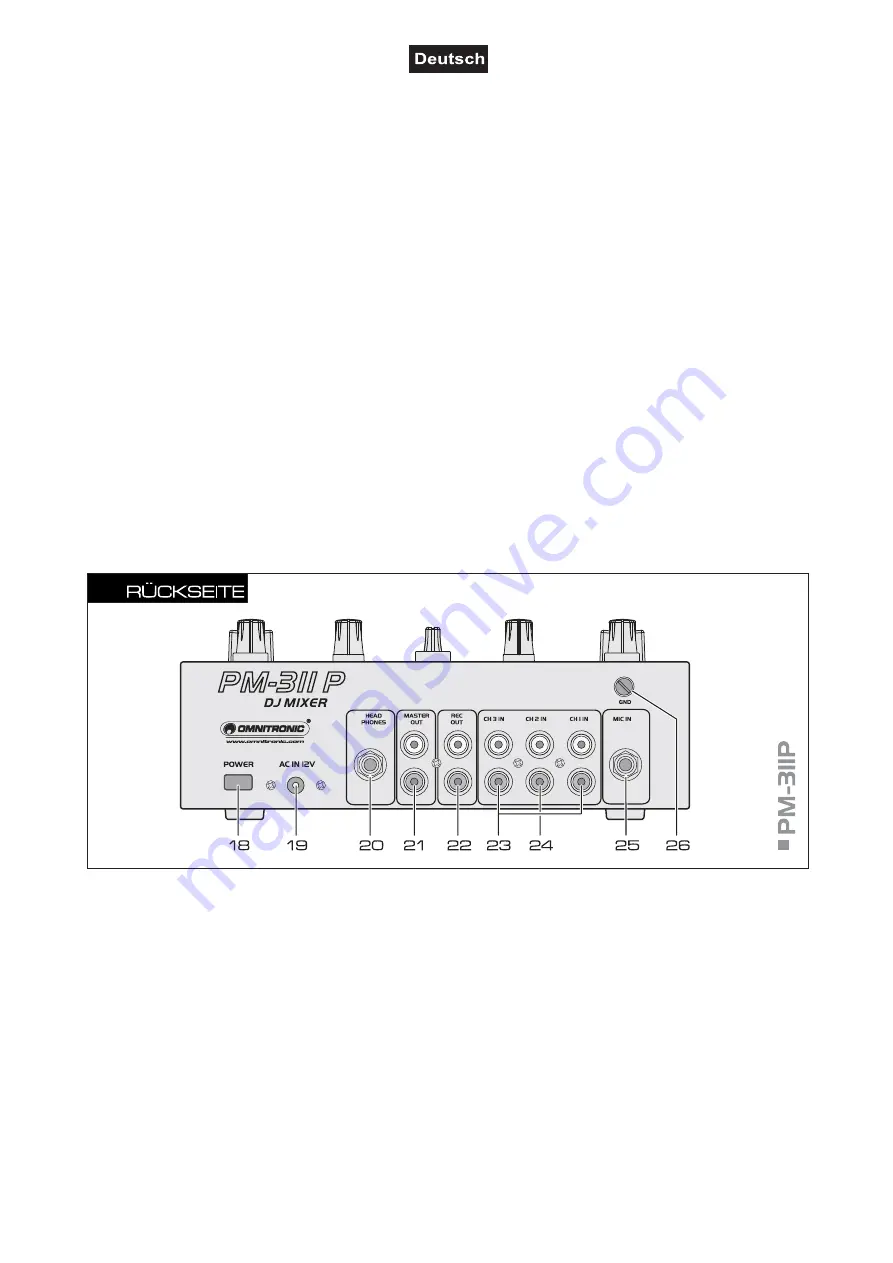 Omnitronic PM-311P User Manual Download Page 7