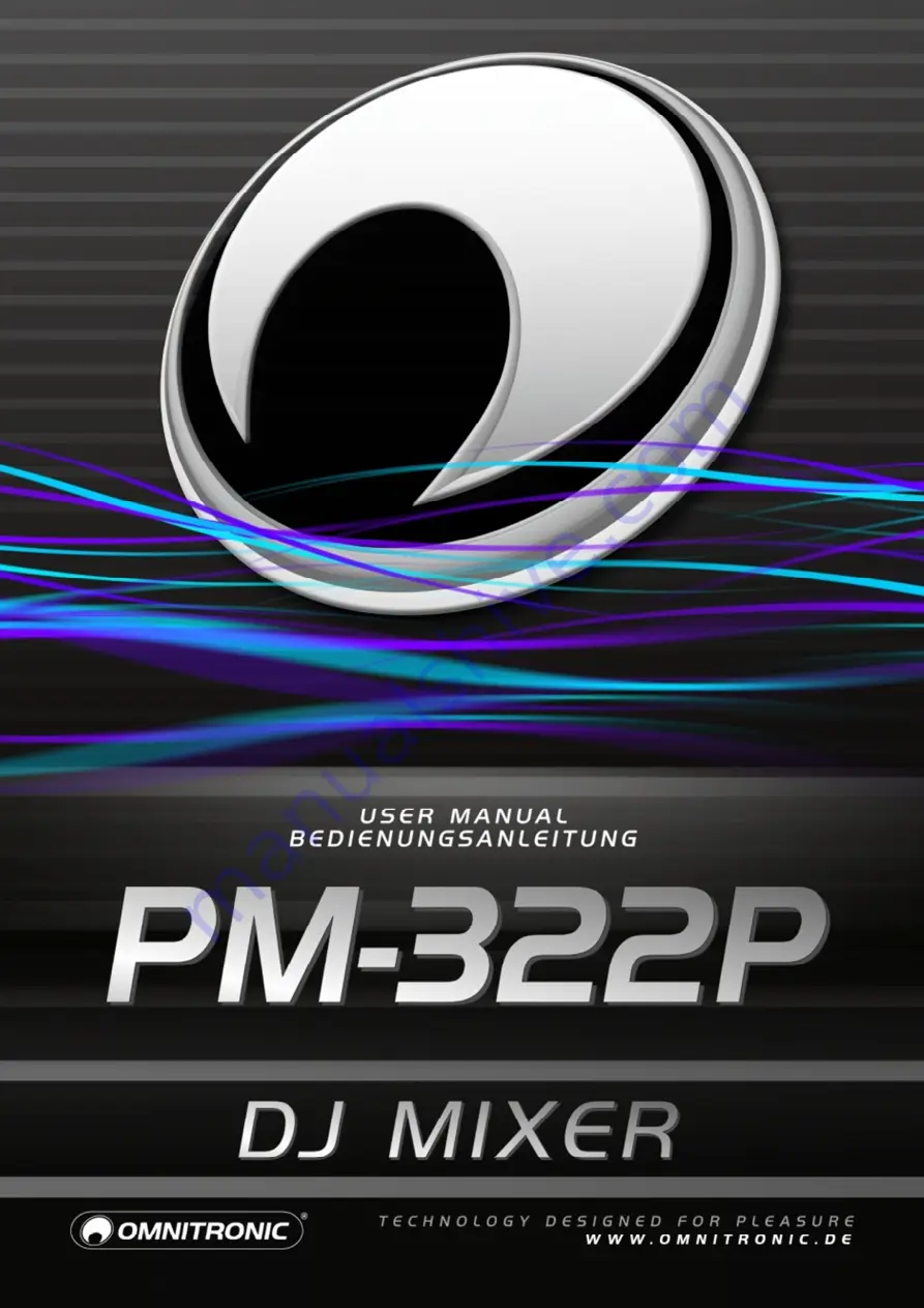 Omnitronic PM-322P User Manual Download Page 1