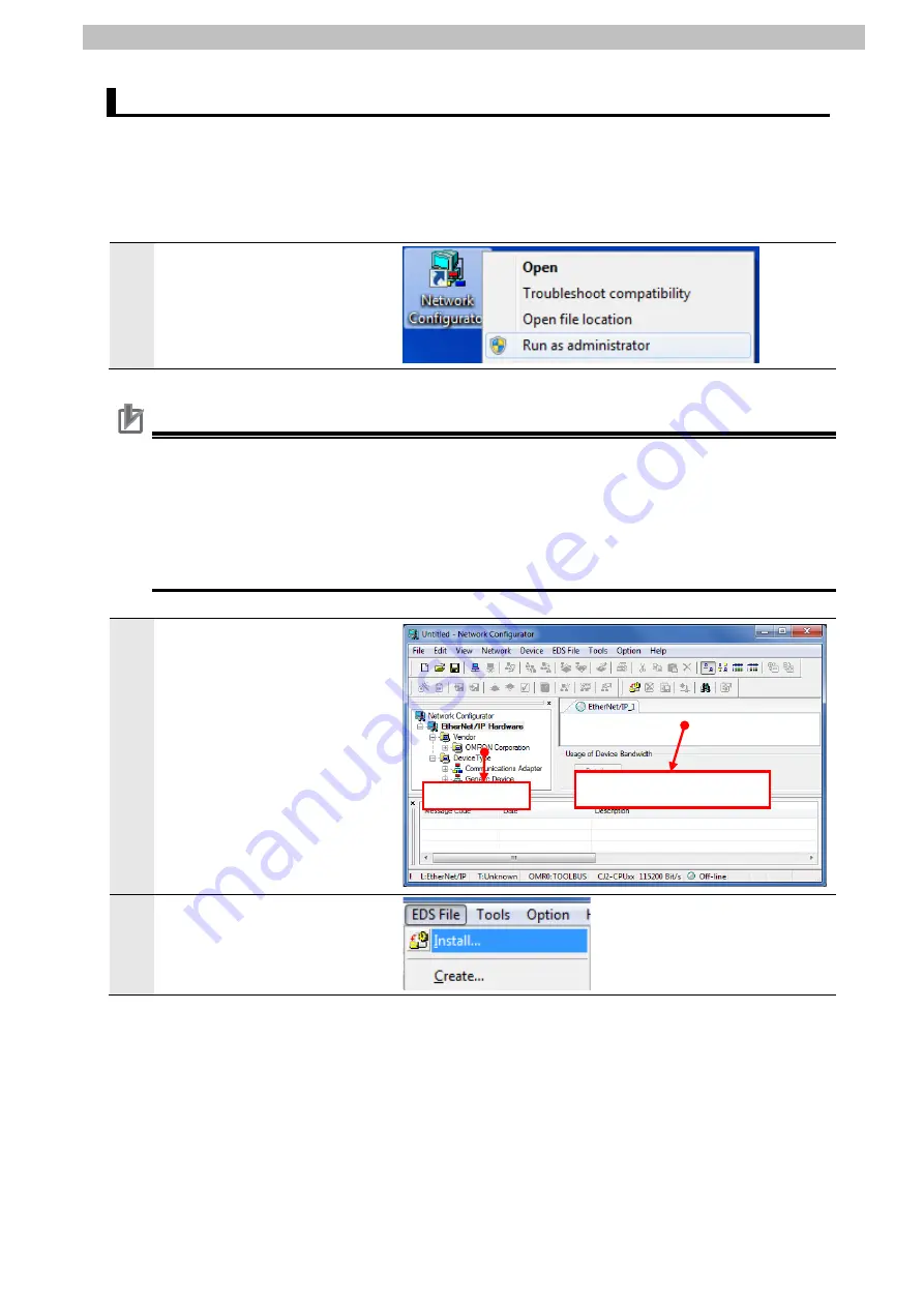 Omron sysmac EtherNet/IP NJ Series Скачать руководство пользователя страница 44