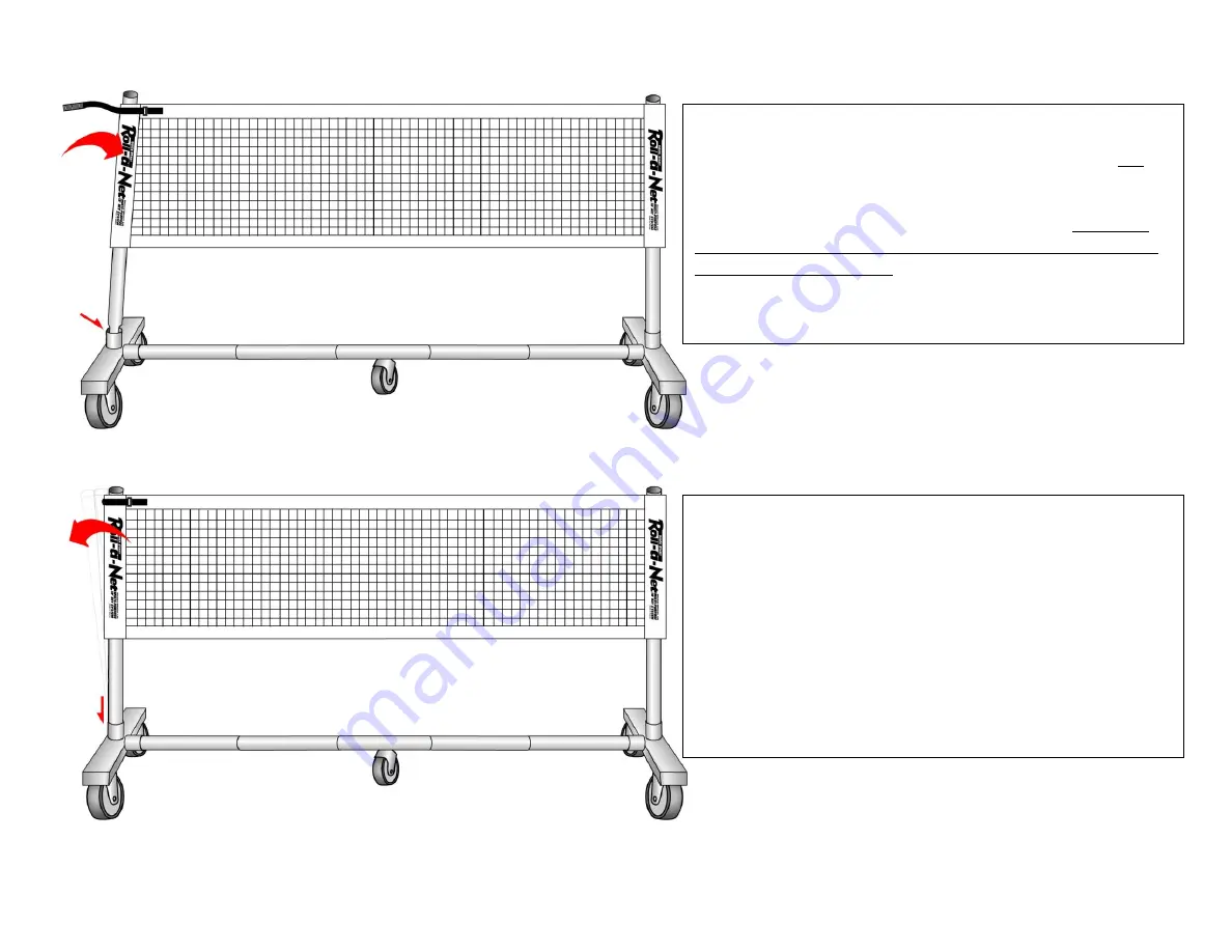 OnCourt OffCourt Roll-a-Net Quick Start Download Page 2