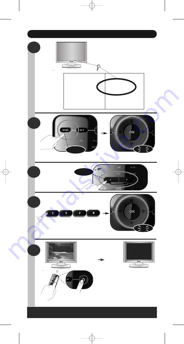 One for All SimpleSet URC-7960 Instruction Manual Download Page 13