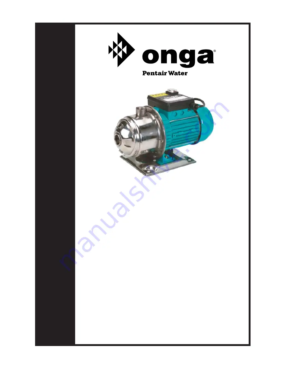 onga SMH35 Owner'S Manual Download Page 1