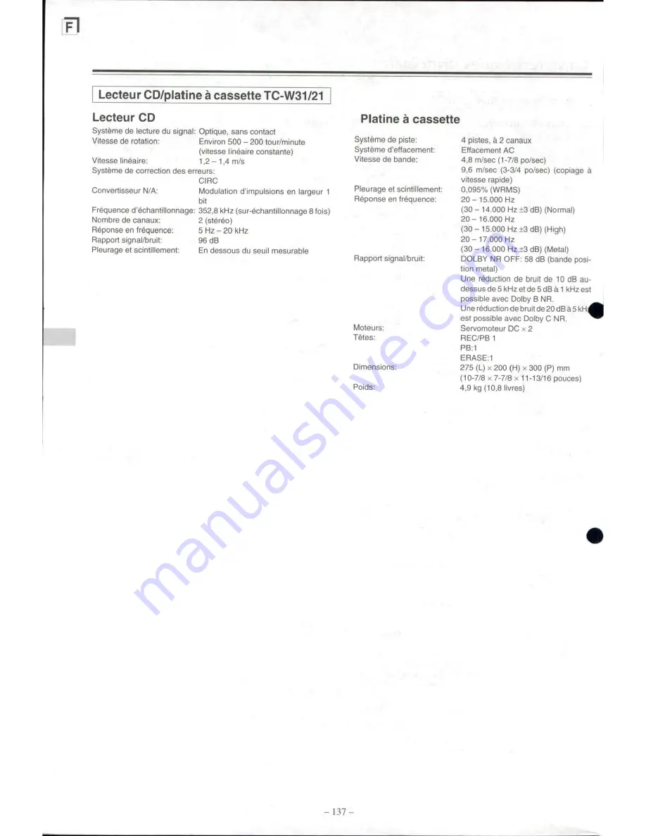 Onkyo PCS-21 Instruction Manual Download Page 138