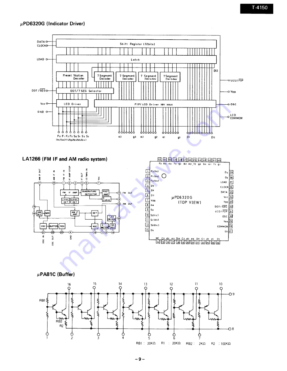 Onkyo T-4150 Service Manual Download Page 9