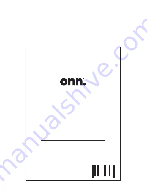 Onn 100013388 User Manual Download Page 1