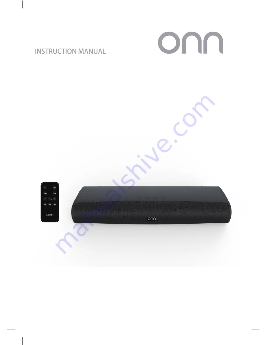 Onn ONA18SB001 Instruction Manual Download Page 1