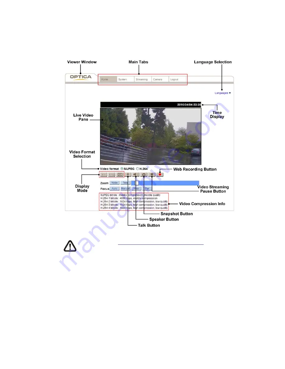 Optica P218Z User Manual Download Page 13