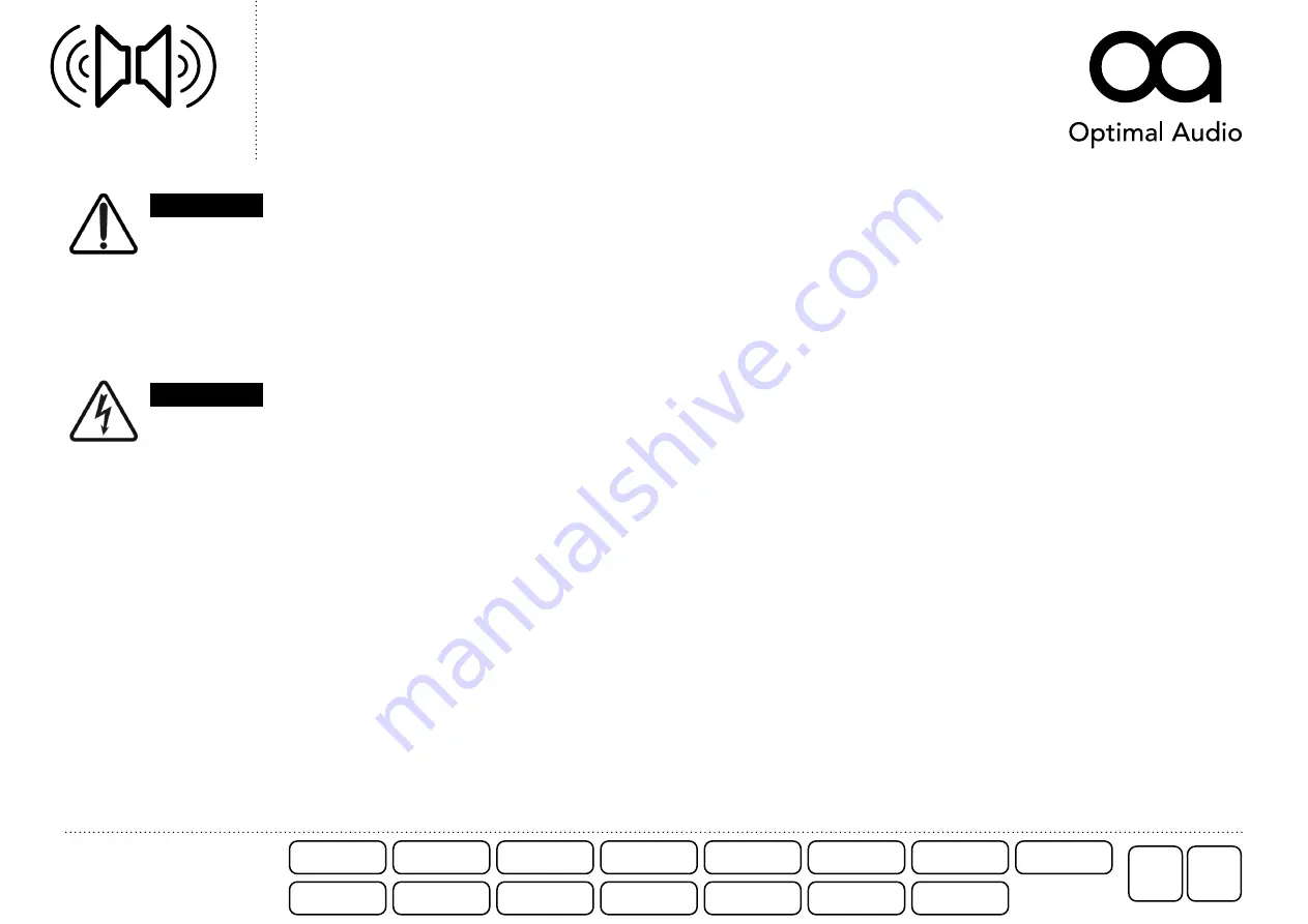 Optimal Audio Cuboid 10 Скачать руководство пользователя страница 22