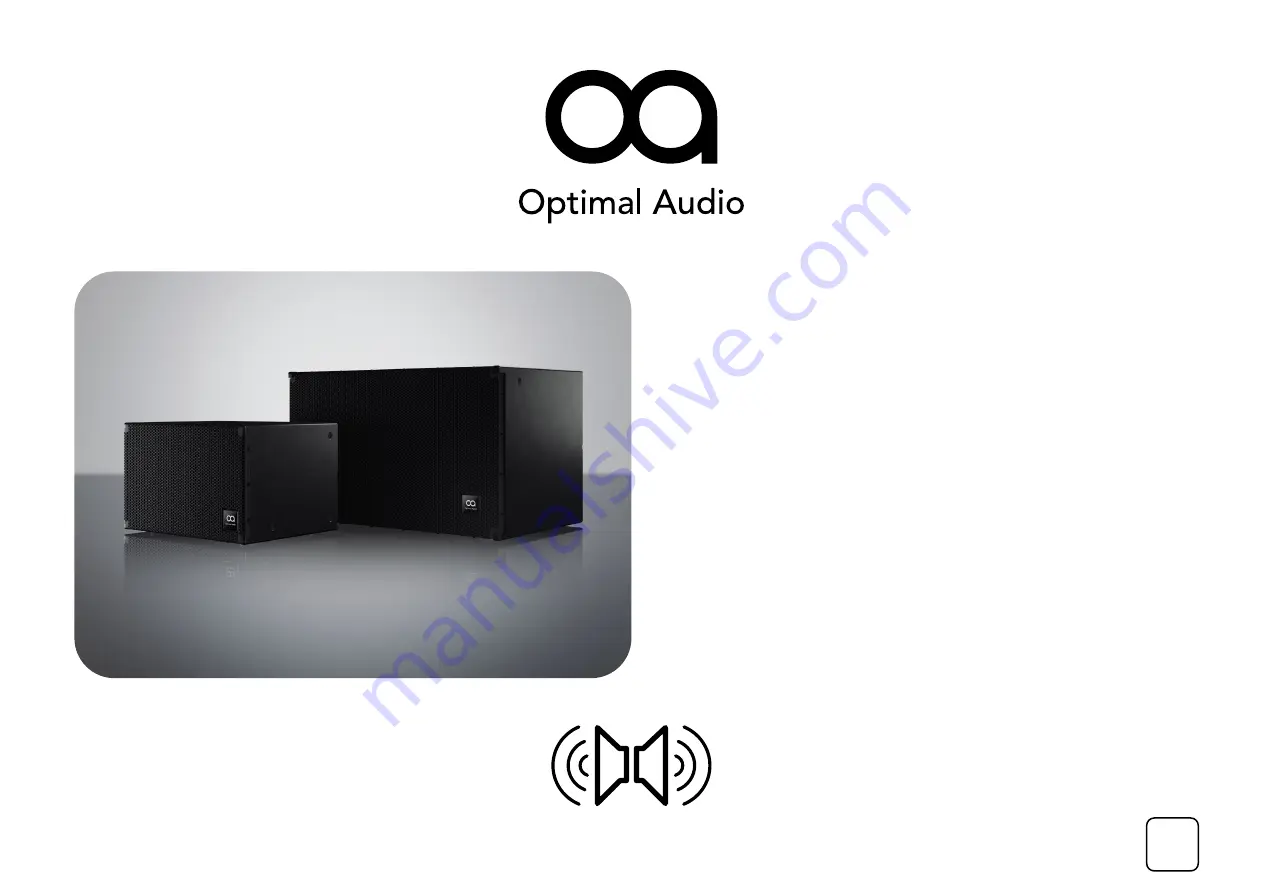 Optimal Audio Sub User Manual Download Page 1