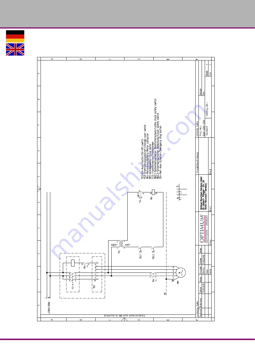 Optimum Optiturn TU 2506 Operating Manual Download Page 197