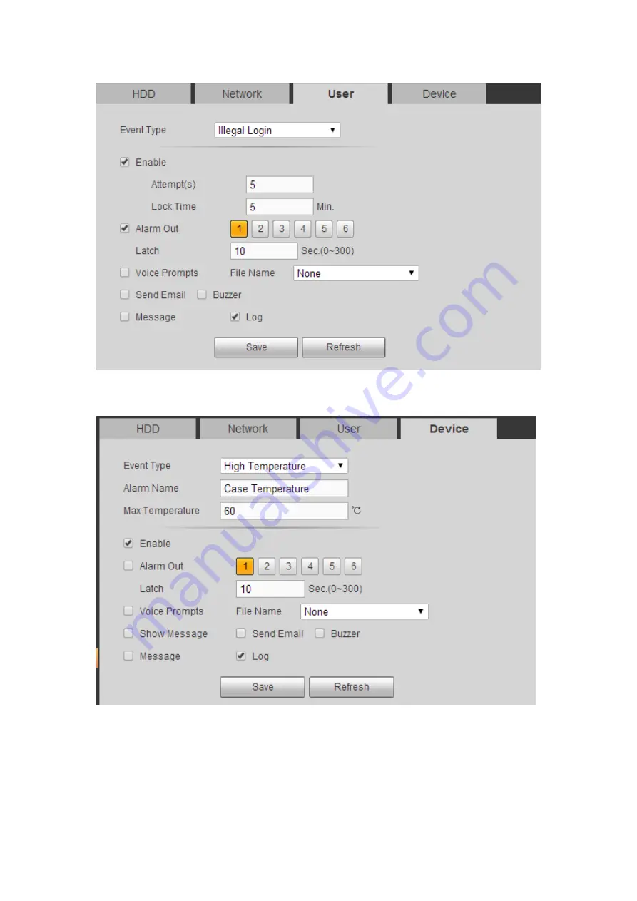 Optiview HDVR161080-Q4 User Manual Download Page 280