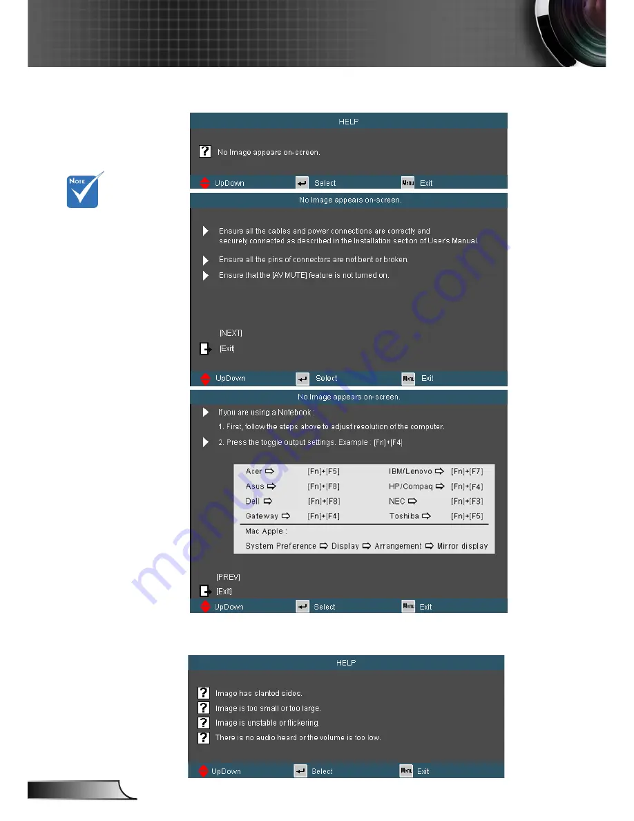 Optoma DW339 User Manual Download Page 22