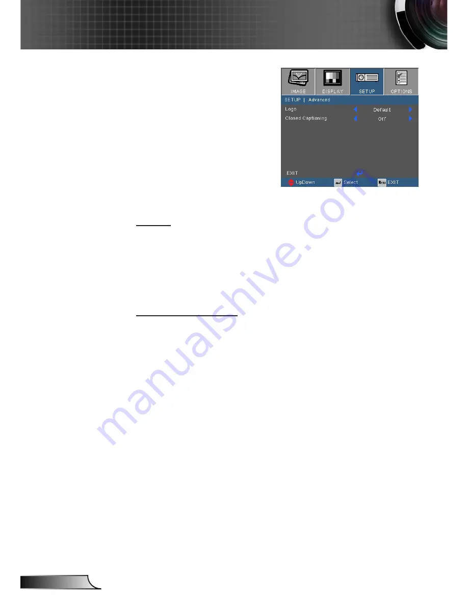 Optoma DW339 User Manual Download Page 40