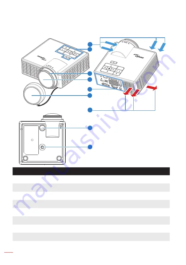 Optoma ML750ST User Manual Download Page 12