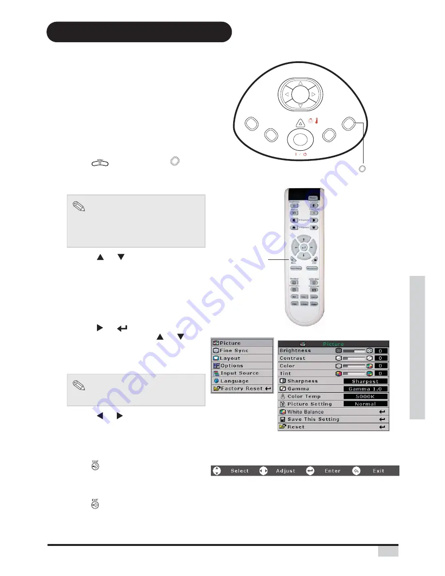 Optoma ThemeScene HD3000 Скачать руководство пользователя страница 33