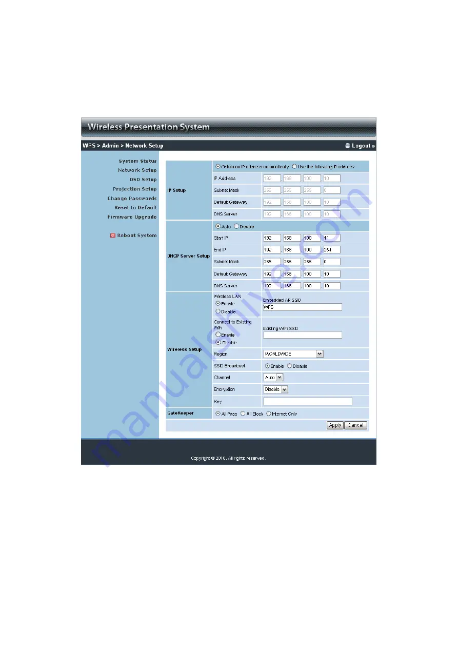 Optoma WPS-II User Manual Download Page 27