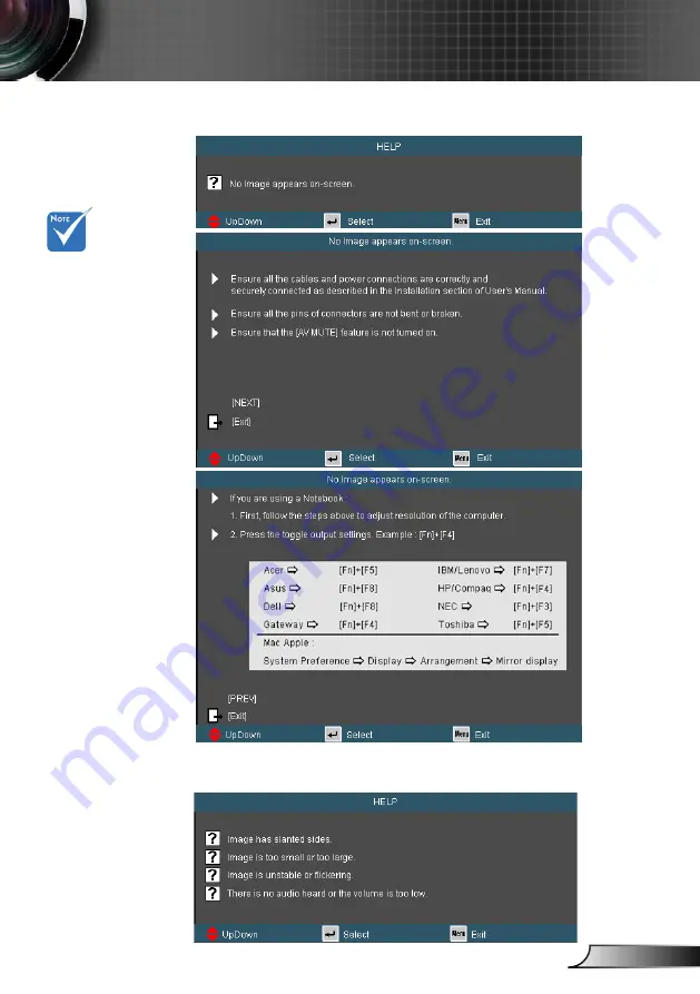 Optoma X306sti Manual Download Page 25