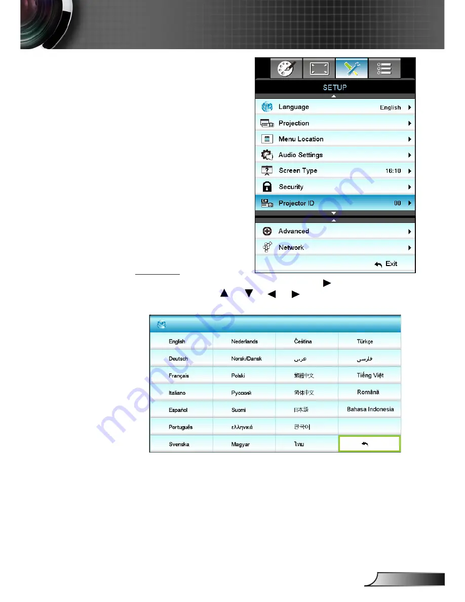 Optoma X402 Manual Download Page 43