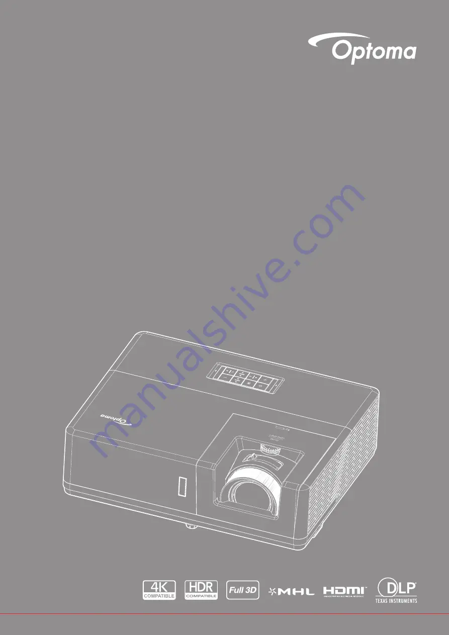 Optoma ZH606-B User Manual Download Page 1